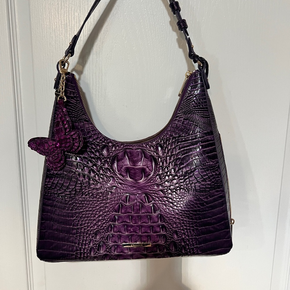 Like NEW Brahmin Tabitha w/butterfly tassell